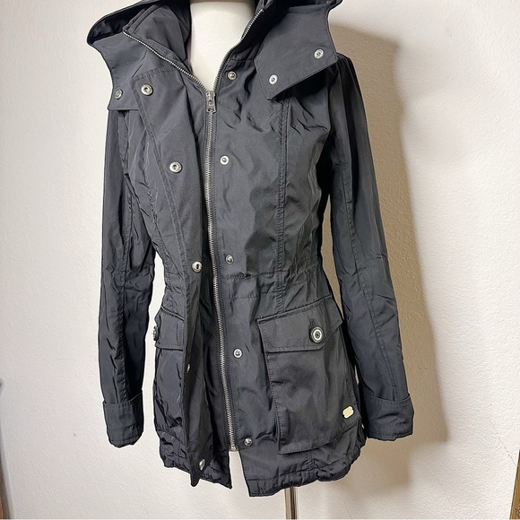 Abercrombie & Fitch 'The A&F Nylon Hooded Parka' in Black Size XS - Picture 3 of 7